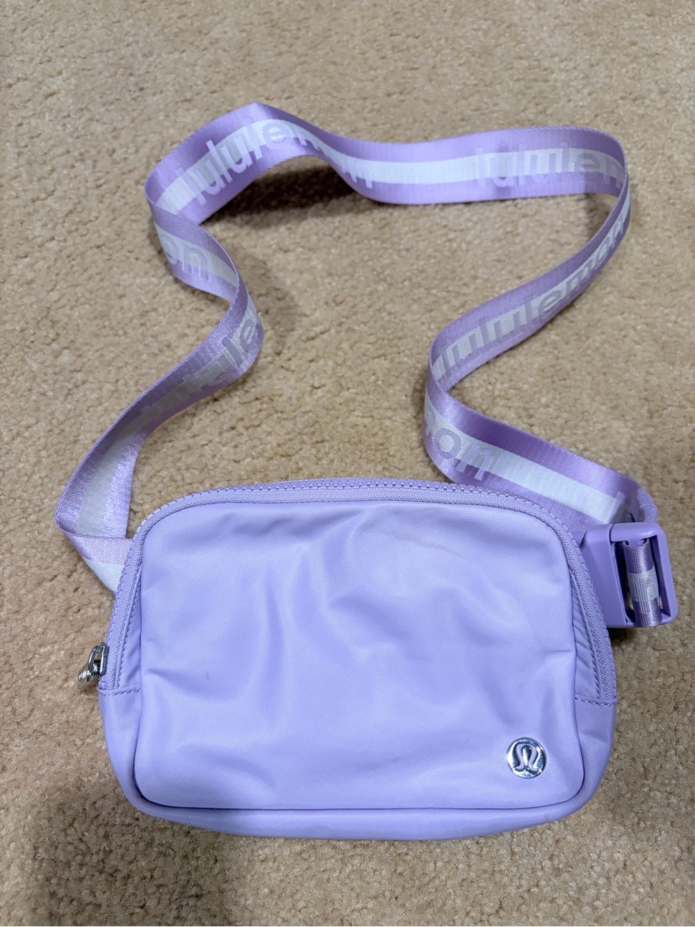 Lululemon Lilac Wordmark Everywhere Belt Bag-1L Size